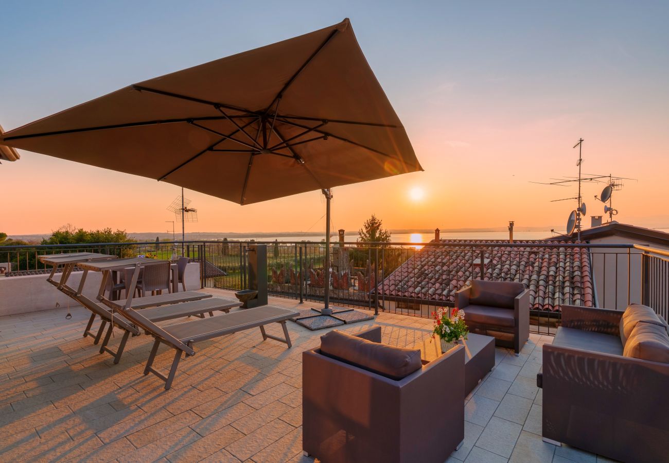 Appartamento a Lazise - Regarda - Residenza GJ - piano T moderno bilocale con terrazza panoramica