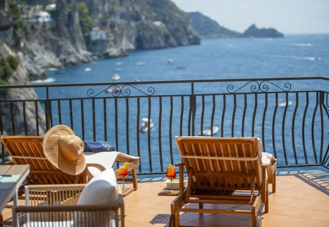 Casa a Praiano - Casa Albachiara | Sul mare, a pochi passi dalla spiaggia